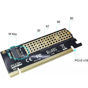 M.2 Pcie Nvme Or Pcie Ahcı SSD To Pcie 3.0 X4 Adapter Card 16X Nvme SSD Çevirici