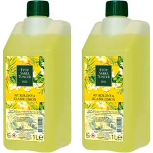 Eyüp Sabri Tuncer Litrelik Bidon Limon Kolonyası 1000ML x 2 Adet