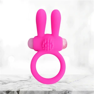 Dr. Love Silikon Güçlü Titreşimli Klitoral Uyarıcılı Penis Halkası Yüzüğü