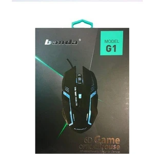 G1 6d LED Işıklı Oyuncu Kablolu Mouse