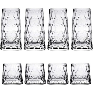 Leafy 8 Parça Su Meşrubat Bardak Seti