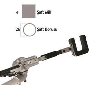 Zeytin Silkeleme Kafası Komple 26MM 4 Köşe