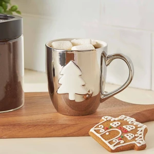 Happy New Year Yılbaşı Silver Çam Mug-kupa 415 ml