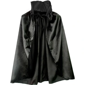 Siyah Renk Yakalı Halloween Pelerini 90 cm