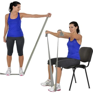 Msd Pilates & Yoga 
egzersiz Bandı , Theraband Gümüş(Ekstra Güçlü) 1.5 mt