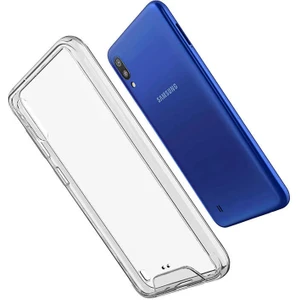 Mobaxaksesuar Samsung Galaxy M10 Kılıf Şeffaf Sararmaz Gard Silikon