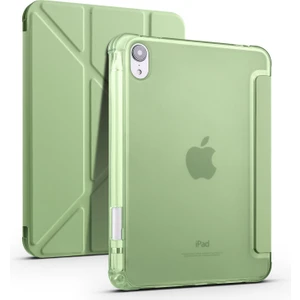 Apple iPad Mini 6. Nesil 2021 Uyumlu Kılıf Kalem Bölmeli Akıllı Kapak Standlı Kılıf Smart Cover