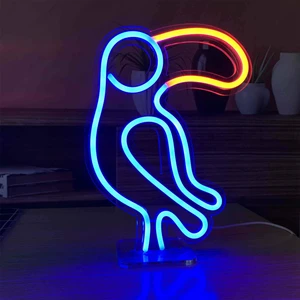 Honey Concept Parrot LED Dekoratif Masa ve Gece Lambası