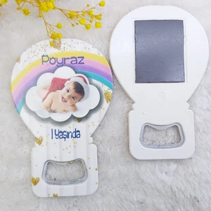 Hayaller Dükkanı 15 Adet Gökkuşağı Balon Açacak Doğum Günü Magnet HDBL10X