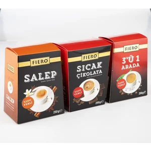 Salep & Sıcak Çikolata & 3'ü Bir Arada 250 gr.