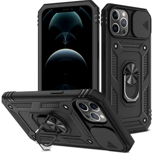 Apple iPhone 12 Pro Max Için Standlı Telefon Koruyucu Kılıf (Yurt Dışından)