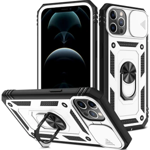 Apple iPhone 12 Pro Max Için Standlı Telefon Koruyucu Kılıf (Yurt Dışından)
