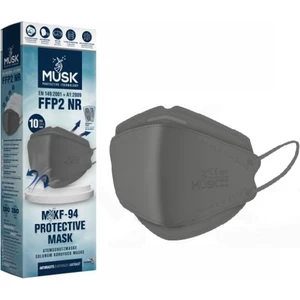KF94 Kore Tipi Ffp2 Maske Antrasit Renk 10 Adet