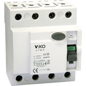 VTR4-4030 Kaçak Akım Koruma Rölesi 4X40A 30MA