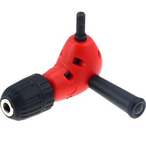 1 Adet Profesyonel 0.8-10MM 90 Derece Yuvarlak Şaft Sağ Açı Viraj Uzatma Chuck Matkap Adaptörü ile 9.5mm 3/8" Şaft Matkap Uçları (Yurt Dışından)