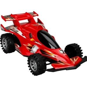 Sesli ve Işıklı 3D Buggy Sürtmeli Araba - Kırmızı
