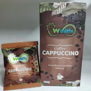 Cappuccino Reishi Mantarı Gnoderma Lucidum ve Ginseng Içerikli Doğal Kahve 15 x 25 gr