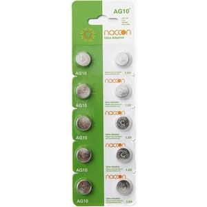 AG10 189 389 LR54 LR1130 Alkaline Düğme Pil 10LU Paket