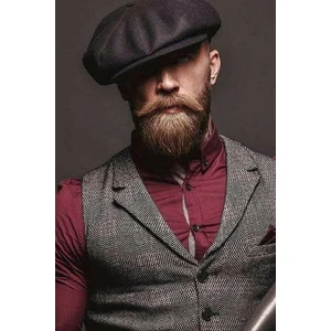 Kışlık Kaşe Kumaş Erkek Şapka Kasket Newsboy Peaky Blinders Kap Hat