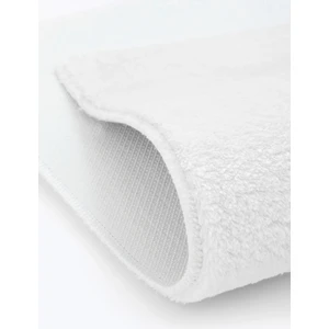 Dijidekor Beyaz Post Dokuma Halı Peluş Yumuşacık Kaymaz Antibakteriyel 100X350