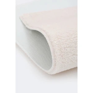 Dijidekor Açık Vizon-Krem  Post Dokuma Halı Peluş Yumuşacık Kaymaz Antibakteriyel 150X300