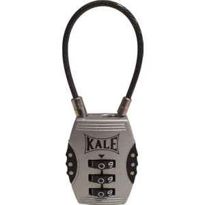 Kale Kilit Şifreli Asma Kilit 3 Basamaklı Şifreleme Gri