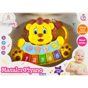 Birlik Oyuncak Masalcı Piyano Aslan Sarı