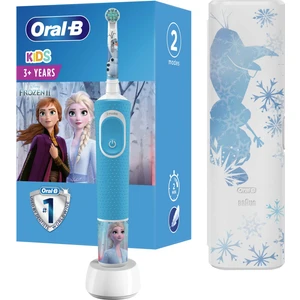 D100 Vitality Frozen Özel Seri Çocuklar İçin Ekstra Yumuşak Şarj Edilebilir Diş Fırçası + Seyahat Kabı Hediyeli