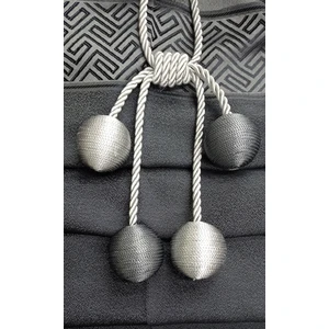 Ser Art kiraz toplu  Perde Bağcık  Tavan Braçhol gümüşe antrasit