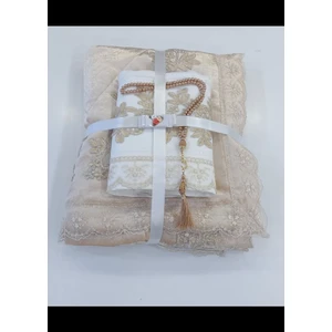 3 Parça Çeyizlik Seccade Bohça Seti