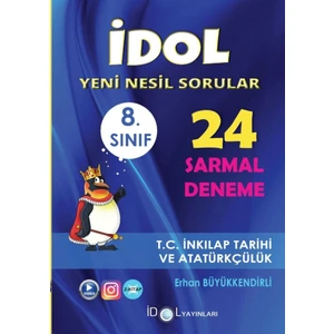 İdol Yayınları 8.Sınıf T.C. Inkılap Tarihi Ve Atatürkçülük 24'Lü Yeni Nesil Deneme
