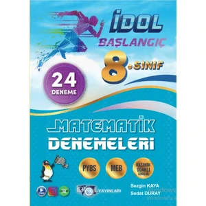 Idol Yayınları 8. Sınıf Matematik Başlangıç Denemeleri (24 Sarmal Deneme)
