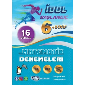 Idol Yayınları 6. Sınıf Matematik Başlangıç Denemesi