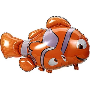 Turuncu Renk Kayıp Balık Nemo 76 cm  Folyo Balon