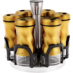 Twister 7 Parça Baharatlık/baharat Takımı Gold