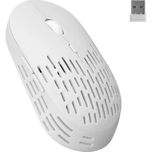 Altec Lansing ALBM7422 Beyaz 2.4ghz Şarj Edilebilir Tek Renkli 1600DPI Optik Kablosuz Mouse