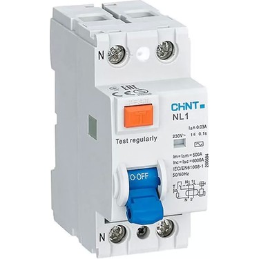 Chint Nl1 Serisi Ac Tipi 2X40A Kaçak Akım Rölesi 6ka 300MA Fiyatı