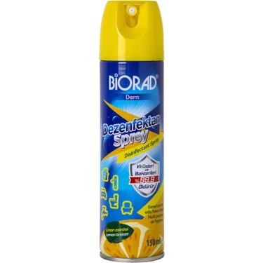 Biorad Dezenfektan Sprey Limon 150