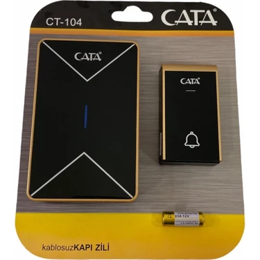 Cata Uzaktan Kumandalı Zil CT-104 Lüx Model LED