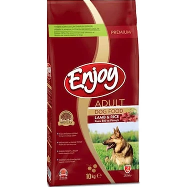 Enjoy Kuzu Etli ve Pirinçli Yetişkin Köpek Maması