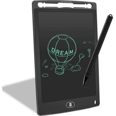 Çizim Tableti Writing Tablet LCD 8,5" Dijital Kalemli Yazı Tahtası Grafik Not Yazma Eğitim