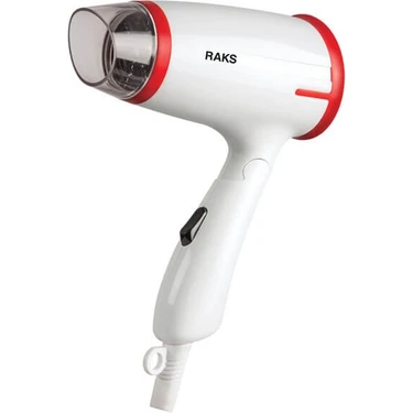 Raks Norda Seyahat Tipi 1000 W Saç Kurutma Makinesi – 2 Hız, Soğuk Hava Üfleme, Katlanabilir