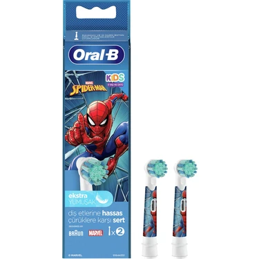 Oral-B Stages Çocuklar Için Diş Fırçası Yedek Başlığı Spiderman