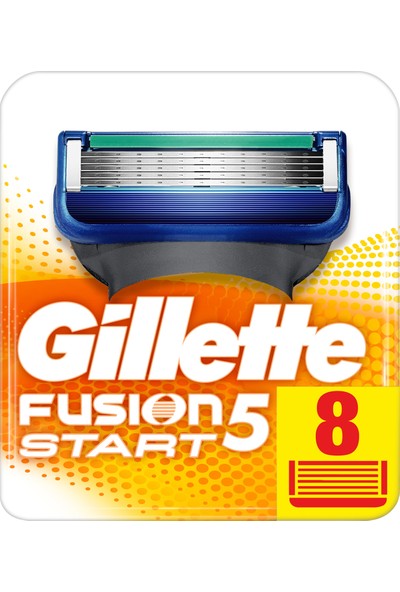 Gillette Fusion Start Yedek Tıraş Bıçağı 8 Adet