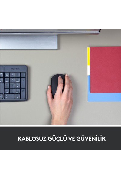 Logitech M171 USB Alıcılı Kablosuz Kompakt Siyah Mouse