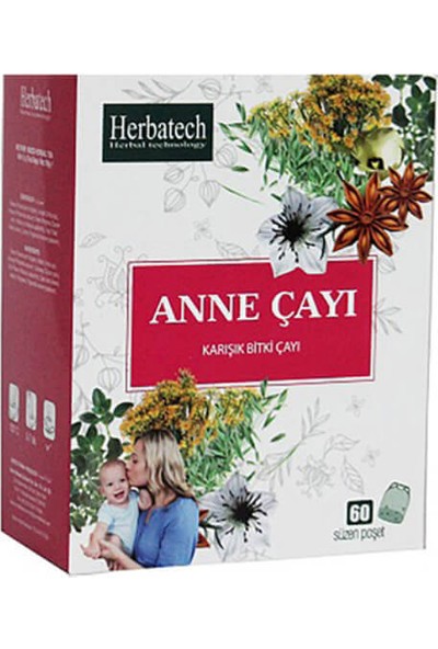 Herbatech Anne Karışık Bitki Çayı 60 Poşet