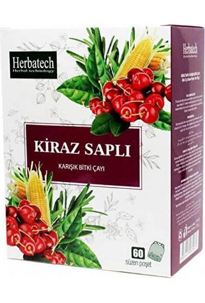 Herbatech Kiraz Saplı Karışık Bitki Çayı 60 Poşet