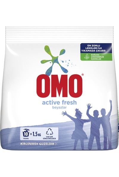 Omo Aktive Toz Çamaşır Deterjanı 1.5 kg