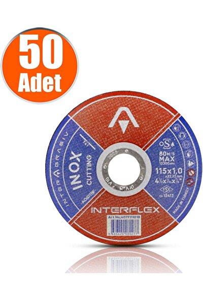 Interflex Inox Metal Kesici Taş Disk 115 x 1.0 x 22.23