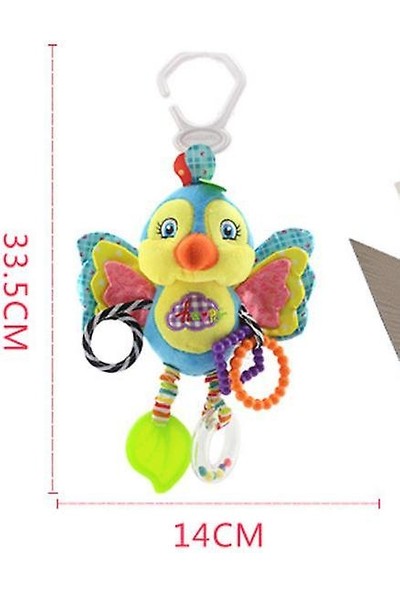 Jessieyou Mall Yenidoğan Toddler Bebek Çocuk Sevimli Hayvanlar Arabası Yatak Çan Çıngırak Etkinlik Yumuşak Oyuncaklar Uyku Iyi Aracı (Yurt Dışından)
